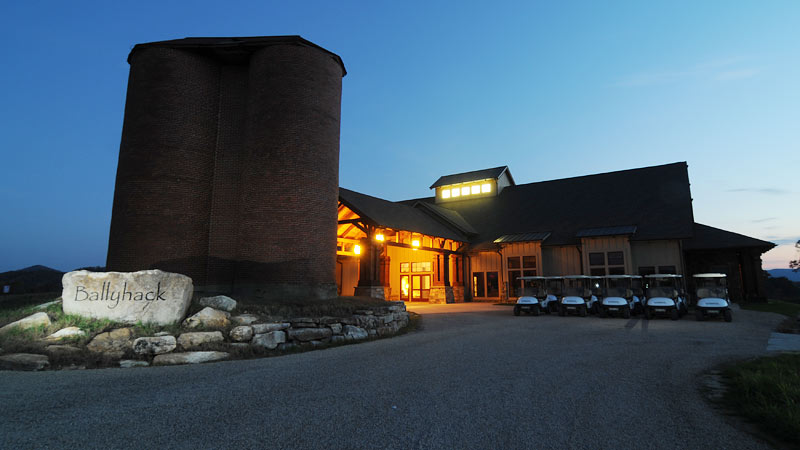 Heavy Timber Trusses at Ballyhack Golf Club, Roanoke, VA