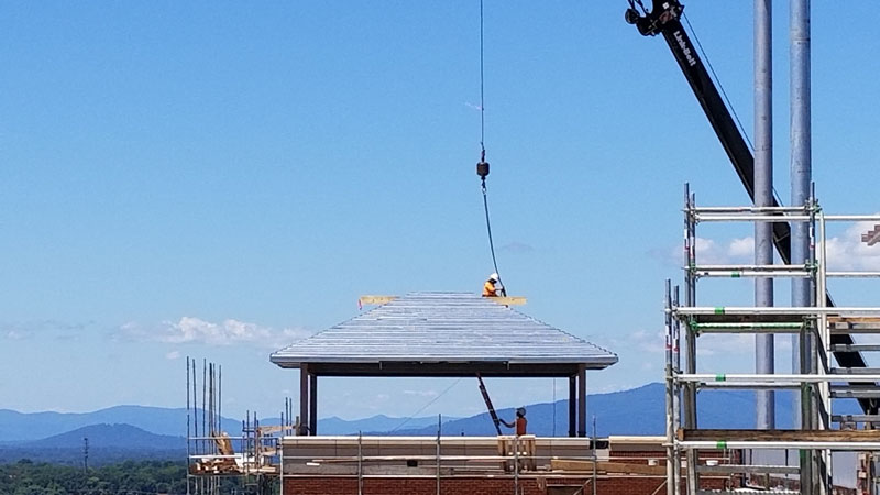 Cold Formed Steel Roof Trusses at Williams Stadium, Liberty University, Lynchburg, Virginia